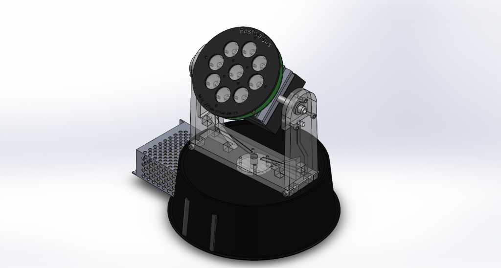 Assembly Spotlight With Chassi 3D 1